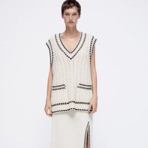 Zara knit vest